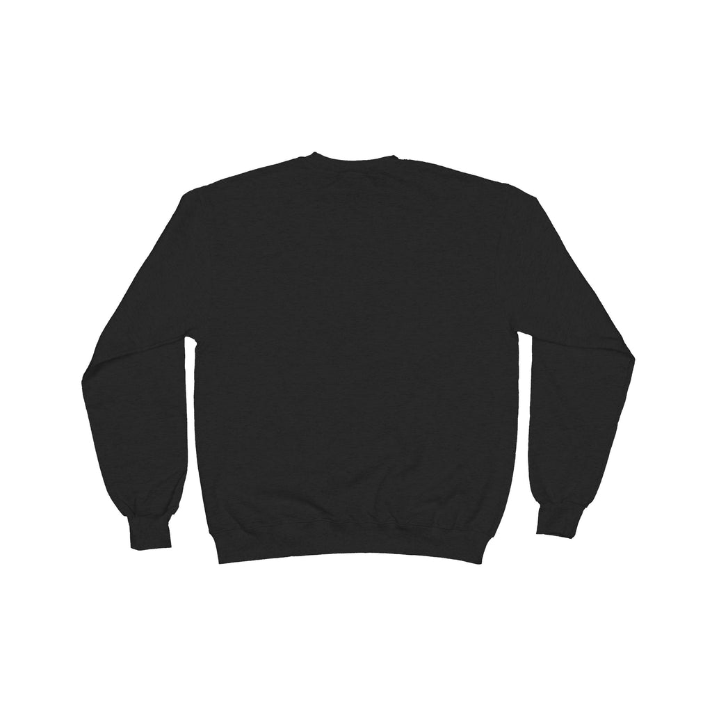 Black sweatshirt on a white background